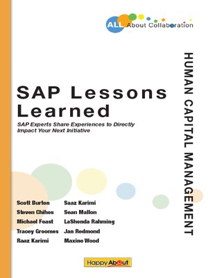 cover image of SAP Lessons Learned--Human Capital Management